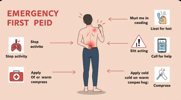 건강 진단 : 통증 발생 시 응급 대처 자가 진단 체크리스트 🚨